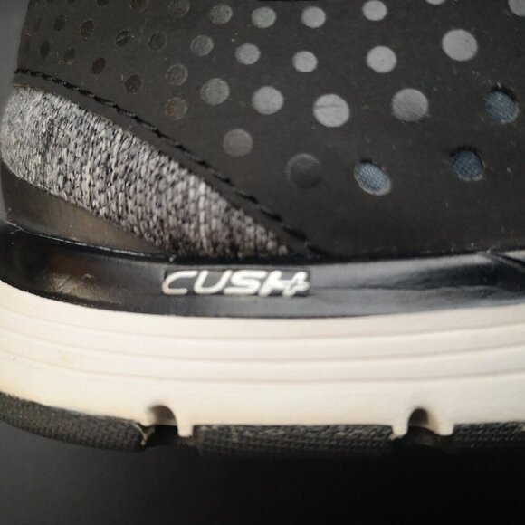 New Balance Cush Ladies Size 7.5 Grey & Black Lace Closure Sneakers - Picture 10 of 11